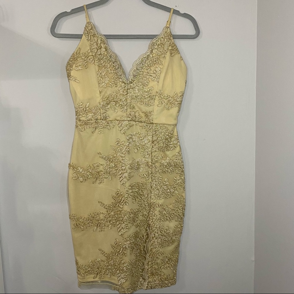 Windsor Medium Yellow Mini Dress